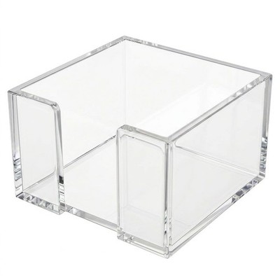 Acrylic Sticky Note Holder for 3x3 Notes, Crystal Clear Sticky Note Dispenser...