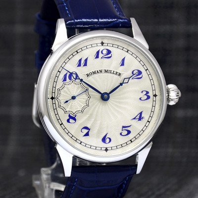 Exclusive Watch Mans silver watch  Husband Gift Custom gift for man Hand Made