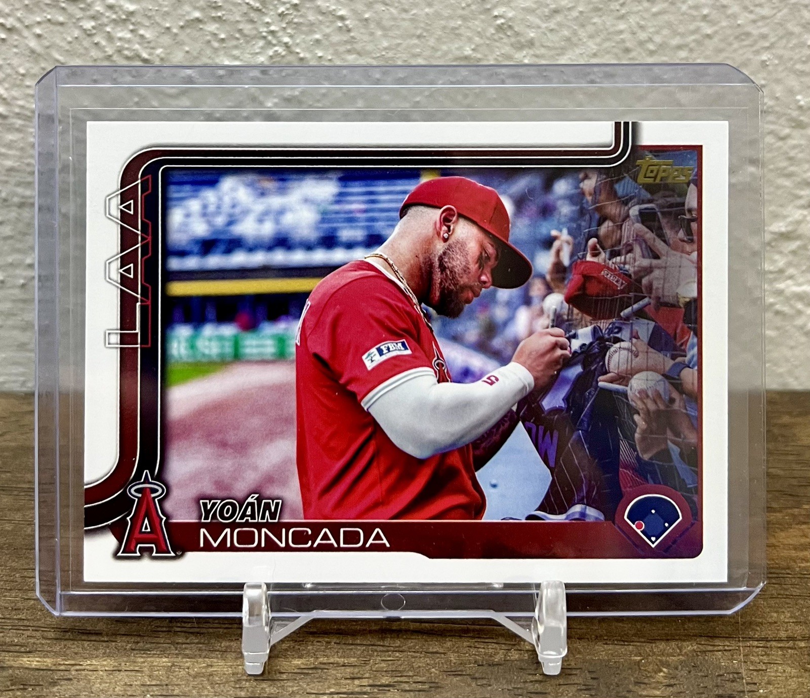 Yoan Moncada 2025 Topps Update #US24 Golden Mirror SSP Los Angeles Angels