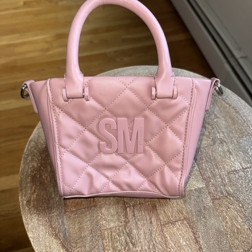 STEVE MADDEN Pink Quilted Bbabi Crossbody Bag Tik Tok Viral Please Read No Strap