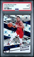 2024-25 Panini Revolution CJ McCollum Cosmic /99 #2 PSA 9 Mint