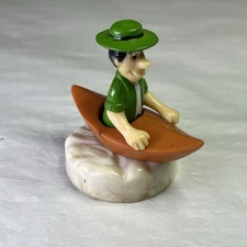 Vintage - Hanna Barbera Flintstones Ranger Rick Glider Figure 1990 Wendy's