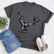Camicia No Kings, Statua della Libertà, Maglietta Democrazia, Anti Trump, Anti-Trump