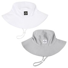 Baby Toddler Sun Hat,Kids Summer UPF 50 Foldable Beach Bucket Hat for Boys