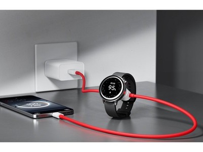 Original OnePlus 2in1 Smartphone + Watch SUPERVOOC 80W Fast Charge Cable Red