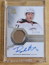 2016-17 The Cup Brandon Montour RC RPA #130 Auto Patch /249