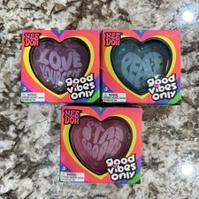 Schylling NeeDoh Good Vibes Only Heart Squish...