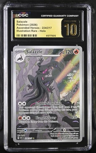 Salazzle IR 224/217 Ascended Heroes CGC 10 Pristine 2026