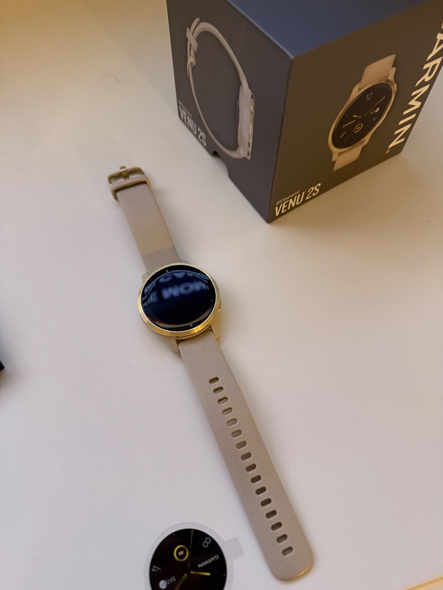 Light Gold Venu S2 Garmin Venu 2S GPS Watch Light Gold Stainless