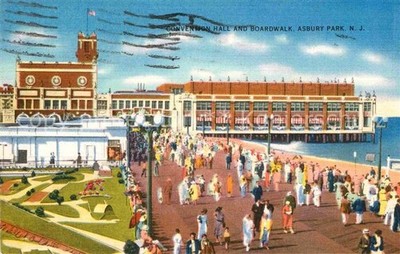Allenhurst New Jersey Convention Hall and Boardwalk Asbury Park