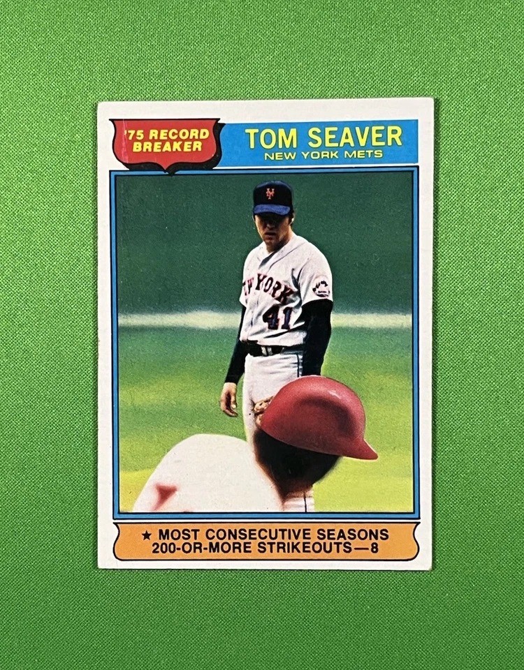 1976 Topps Baseball (20) Card Hall of Fame Lot • HOF • Eckersley (RC) • VG/EX - Image 4 of 4