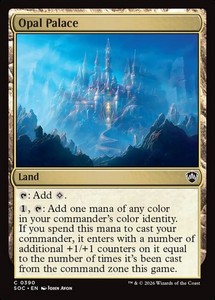 Opal Palace 390 Common Commander: Secrets of Strixhaven MTG