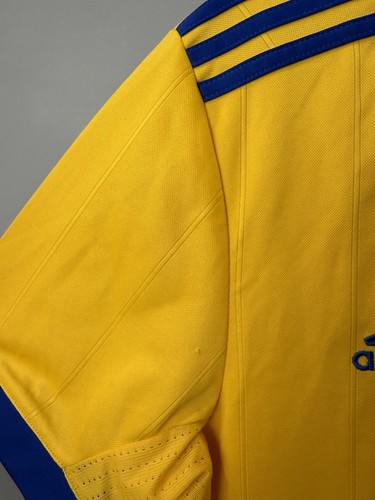 17-18 Adidas Juventus Full Set Soccer Jersey Shorts T Shirt Yellow M Size - Picture 10 of 12