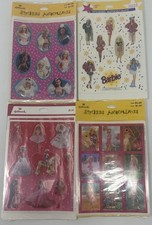 Vintage Barbie Stickers New Sealed - Lot Of Four Packs