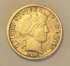 1910-s Barber dime Nice vf tough date