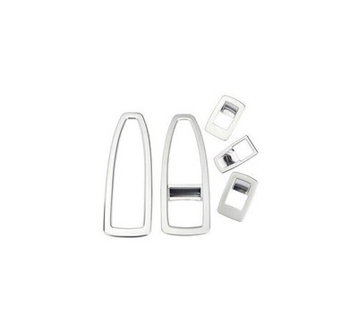 Fit For BMW F20 F21 2012-2016 Matte Silver Window Lift Switch Button Cover Trim