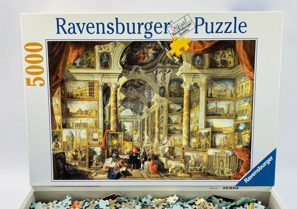 Ravensburger 5000-Piece Jigsaw Puzzle of Views of Modern Rome by Giovanni Panini - Image 2 of 4