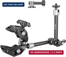 SMALLRIG Magic Arm Clamp Kit, Camera Mount Friction Arm with Super Clamp