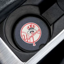 New York Yankees Soapstone Car Coaster – Vehicle Interior Accessory
