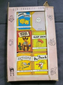 Vintage Russell Card Game Whole set in Original Packaging Complete 1950s/1960s 