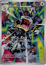 Loudred 212/182 Illustration Rare Paradox Rift Pokemon Holo Near Mint