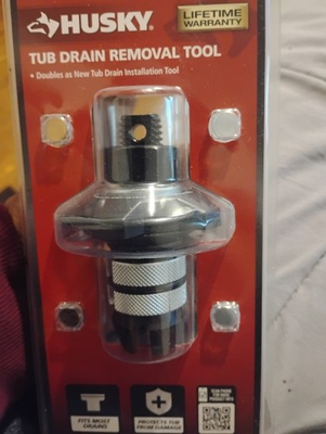 #ad Husky Tub Drain Removal Tool 1012 438 197 $35.00