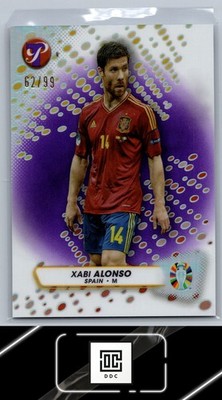 2023 Topps Pristine Road To Euro 2024 #169 Xabi Alonso Purple Refractors #/99