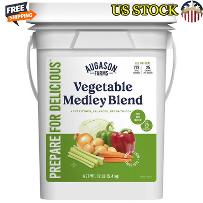Freeze-Dried Vegetable Medley Stew Blend Emergency Food Storage Healthy Meal New