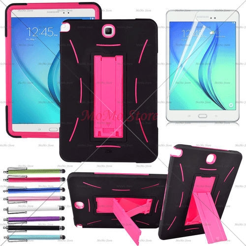 Hybrid Case Rugged Stand Shockproof Hard Cover for Samsung Galaxy Tablets + PEN - Picture 48 of 49