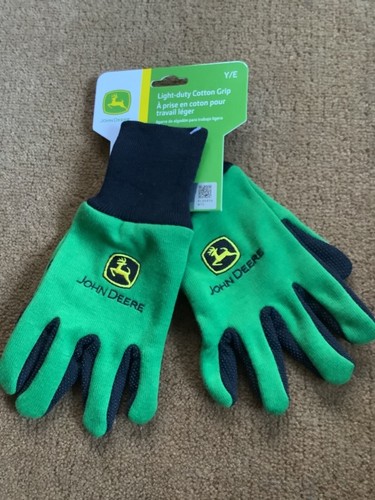 John Deere Light-Duty Gloves Youth size Same Day Ship ! - Picture 2 of 9