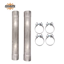 Mid Muffler Delete Dodge Challenger Charger SRT Hellcat Round Muffler 304 SS