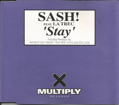 SASH! w/ LA TREC Stay 6TRX MIXES CD w/ ARMAND VAN HELDEN SEALED Sash USA Seller