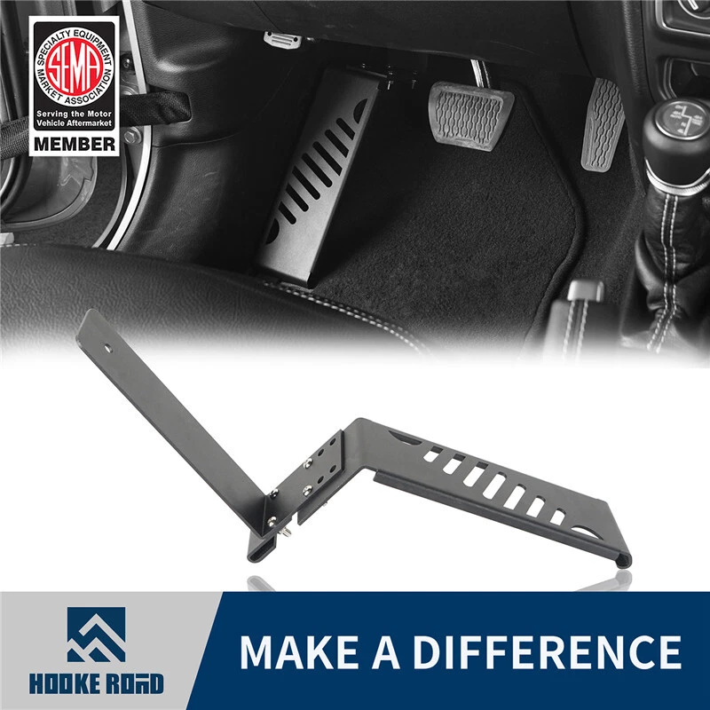 HookeRoad - Reposapiés para pedal muerto del lado del conductor para Jeep Wrangler JL JT dead pedal HookeRoad - Reposapiés para pedal muerto del lado del conductor para Jeep Wrangler JL JT