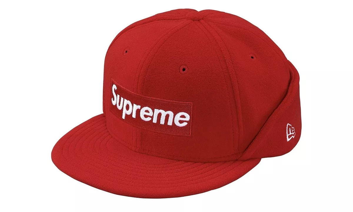 New Era cap in fleece, Saint Laurent