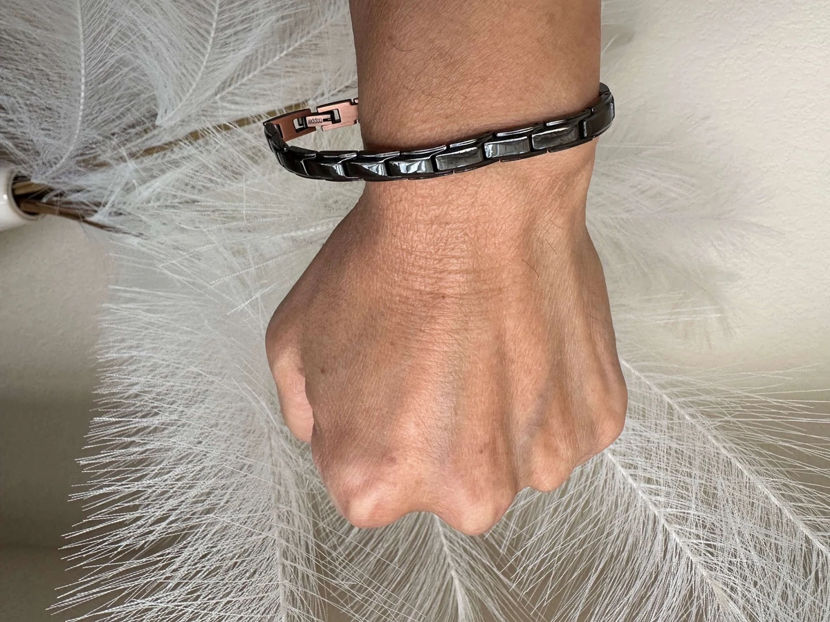 Thin Magnetic Bracelet Women Men Restore Balance Energy Power Christmas Gift Qi