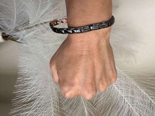 Thin Magnetic Bracelet Women Men Restore Balance Energy Power Christmas Gift Qi