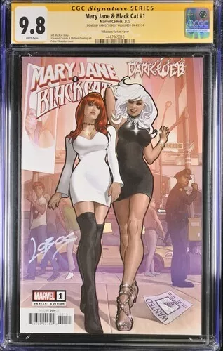 Mary Jane & Black Cat (2023)# 1 (CGC 9.8 SS) Signed Pablo " Lobos " Villalobos