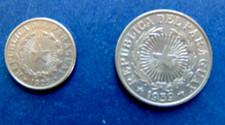 Paraguay 5 Pesos ,1939 ,One Peso ,1925