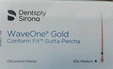 Medium Waveone Gold Wave One Gutta Percha Points Dental Endodontic Root Canal