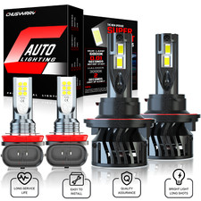For Chevy Cruze 2011-2015 9008+H11 LED Headlight Hi/Low Fog Light Combo Bulbs