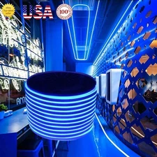 110V 15*25mm Waterproof LED Neon Rope Strip Lights Commercial Building Bar Decor
