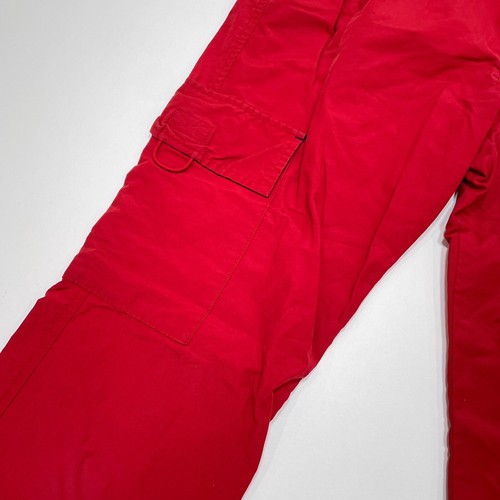 Vintage Y2K Abercrombie Parachute Pants Boys Size 16 Cargo Ankle Zip Straight - Picture 4 of 10