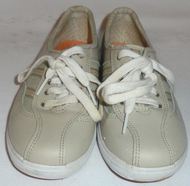 KEDS, LADIES BEIGE ATHLETIC SHOES. SIZE 6 M. eBay