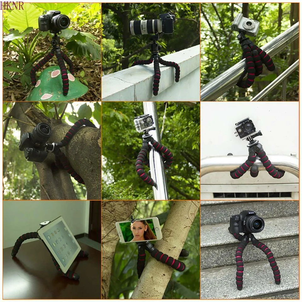 High Quality 5KG Octopus Flexible Tripod Stand For Gopro Hero Phone Canon Nikon  - Image 4 of 4
