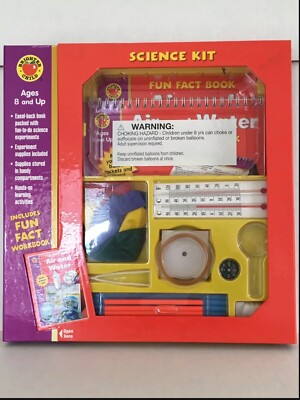 Brighter Child Science Kit, Fun Fact Work Book - Air And Water - Brand New