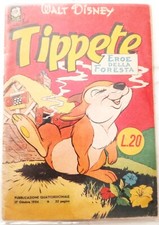 "Tippete eroe della foresta" Albi della Rosa n. 12 del 17 ottobre 1954 - ottimo