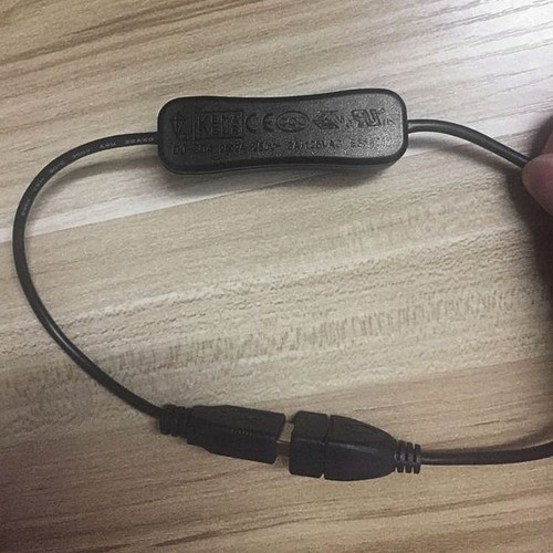 50cm USB 2.0 A Male to A Female Extension Cable With Switch ON OFF Cable - Zdjęcie 8 z 8