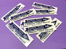 9 Seeburg V200 Jukebox 10 Cent EP Selection Program Drum Pricing Window Inserts