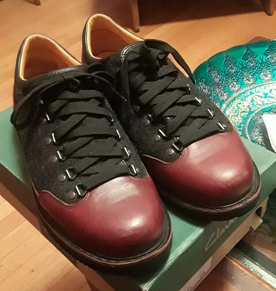 TIMBERLAND ABINGTON ALPINE LEATHER & WOOL OXFORD SHOES 10.5 6008R