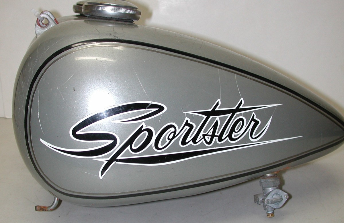Vintage HARLEY DAVIDSON XL1200 Sportster Motorcycle Split Fuel Gas